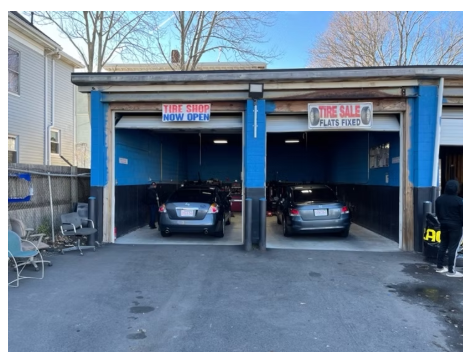 Gervin Tires exterior — 1181 Main Street, Brockton MA